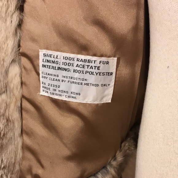 Authentic Rabbit Fur Coat. - Picture 6 of 9
